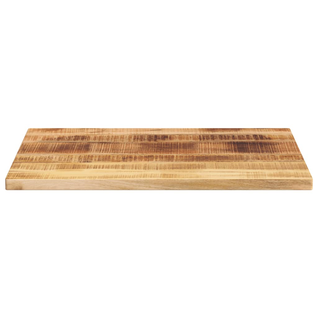 bordplade 80x50x2,5 cm rektangulær massivt ru mangotræ