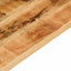 bordplade 80x50x2,5 cm rektangulær massivt ru mangotræ