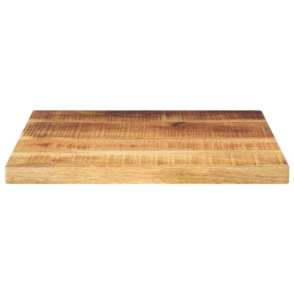 bordplade 60x60x2,5 cm firkantet massivt ru mangotræ