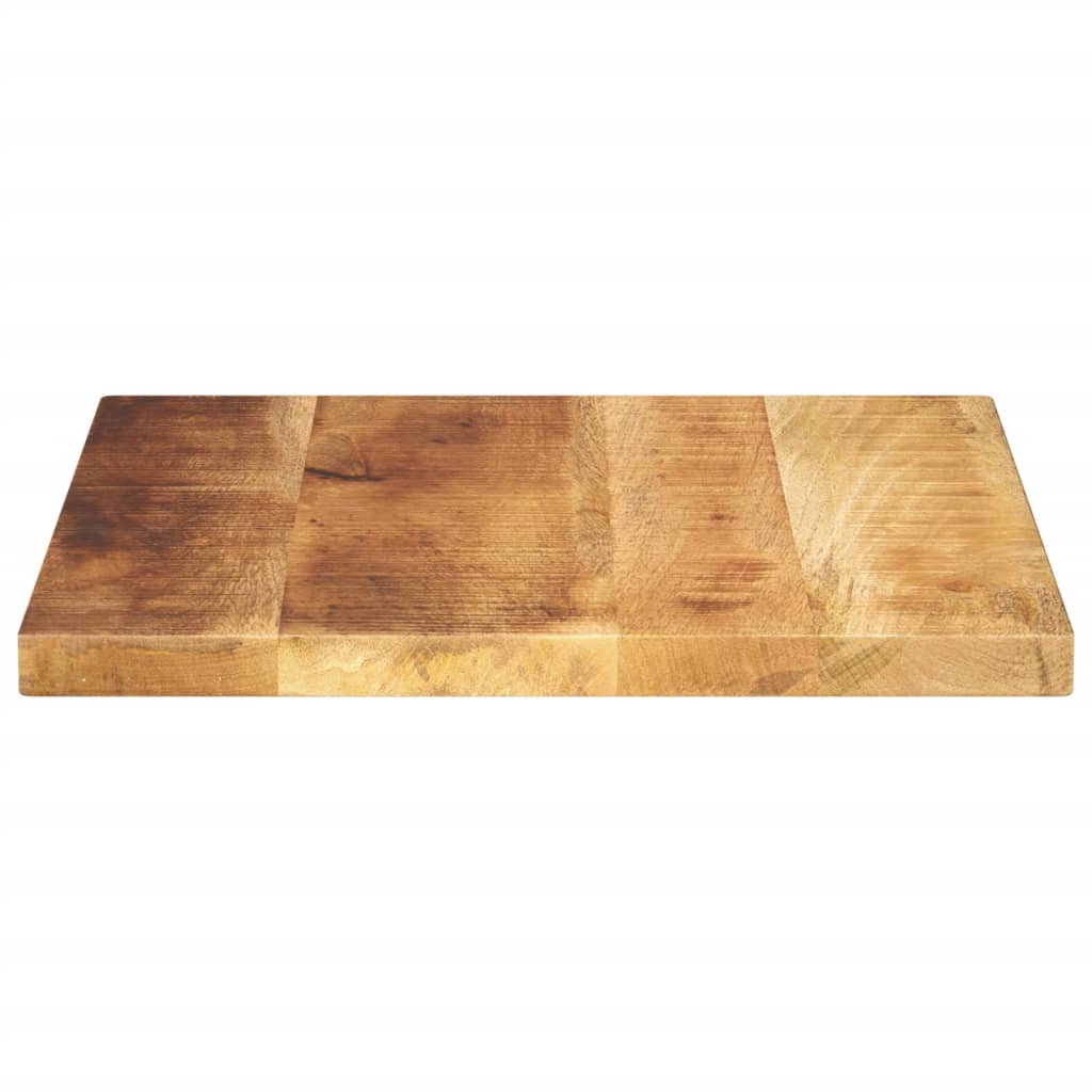 bordplade 60x60x2,5 cm firkantet massivt ru mangotræ