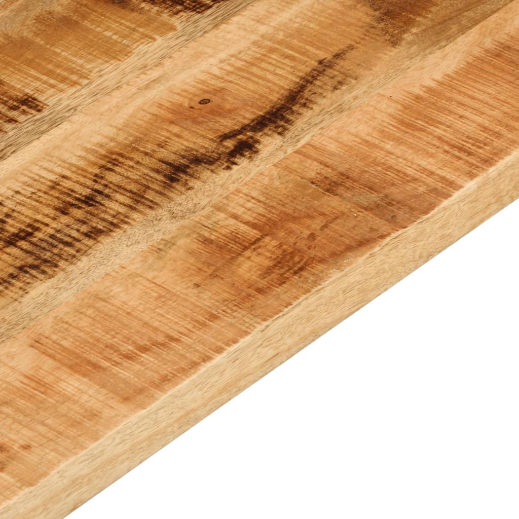 bordplade 60x60x2,5 cm firkantet massivt ru mangotræ