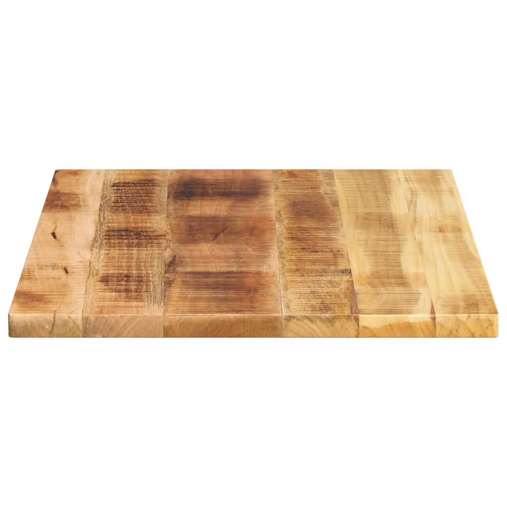 bordplade 80x60x1,5 cm rektangulær massivt ru mangotræ
