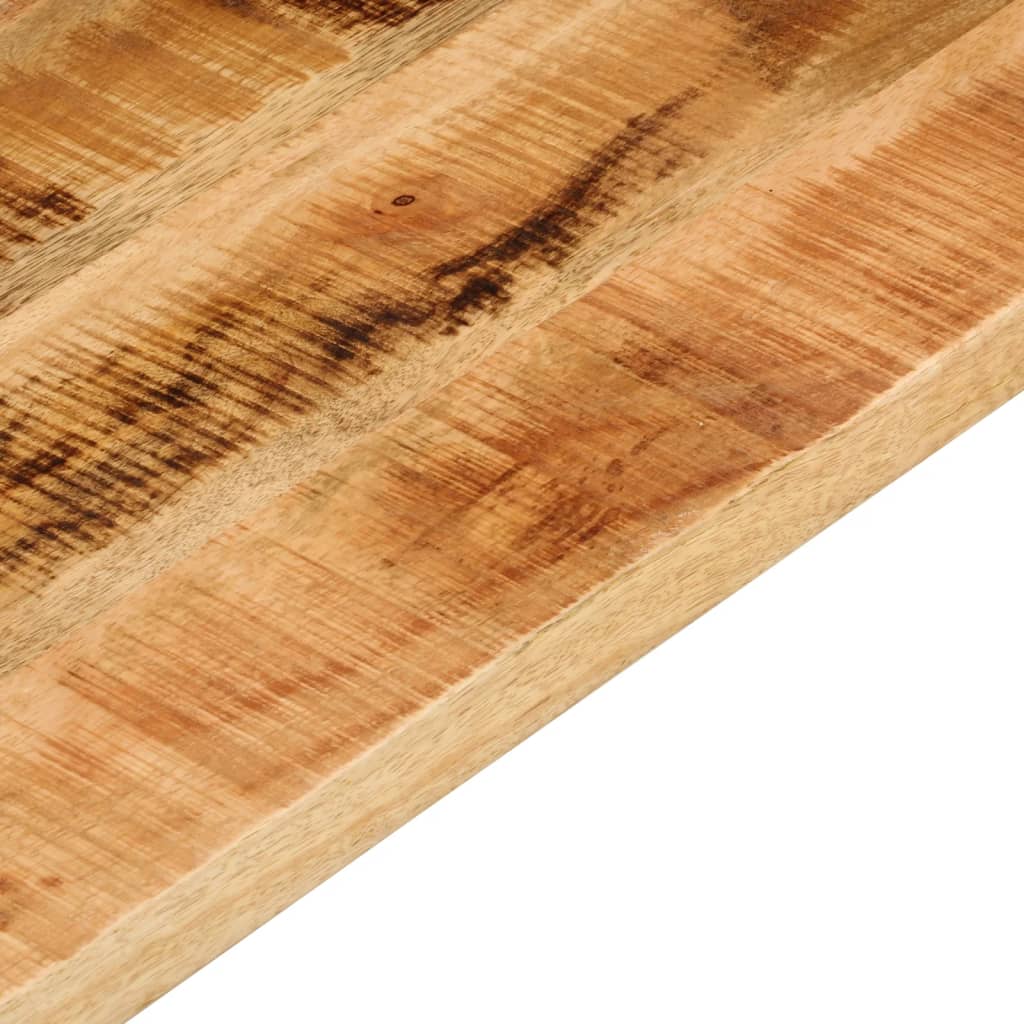 bordplade 80x60x1,5 cm rektangulær massivt ru mangotræ