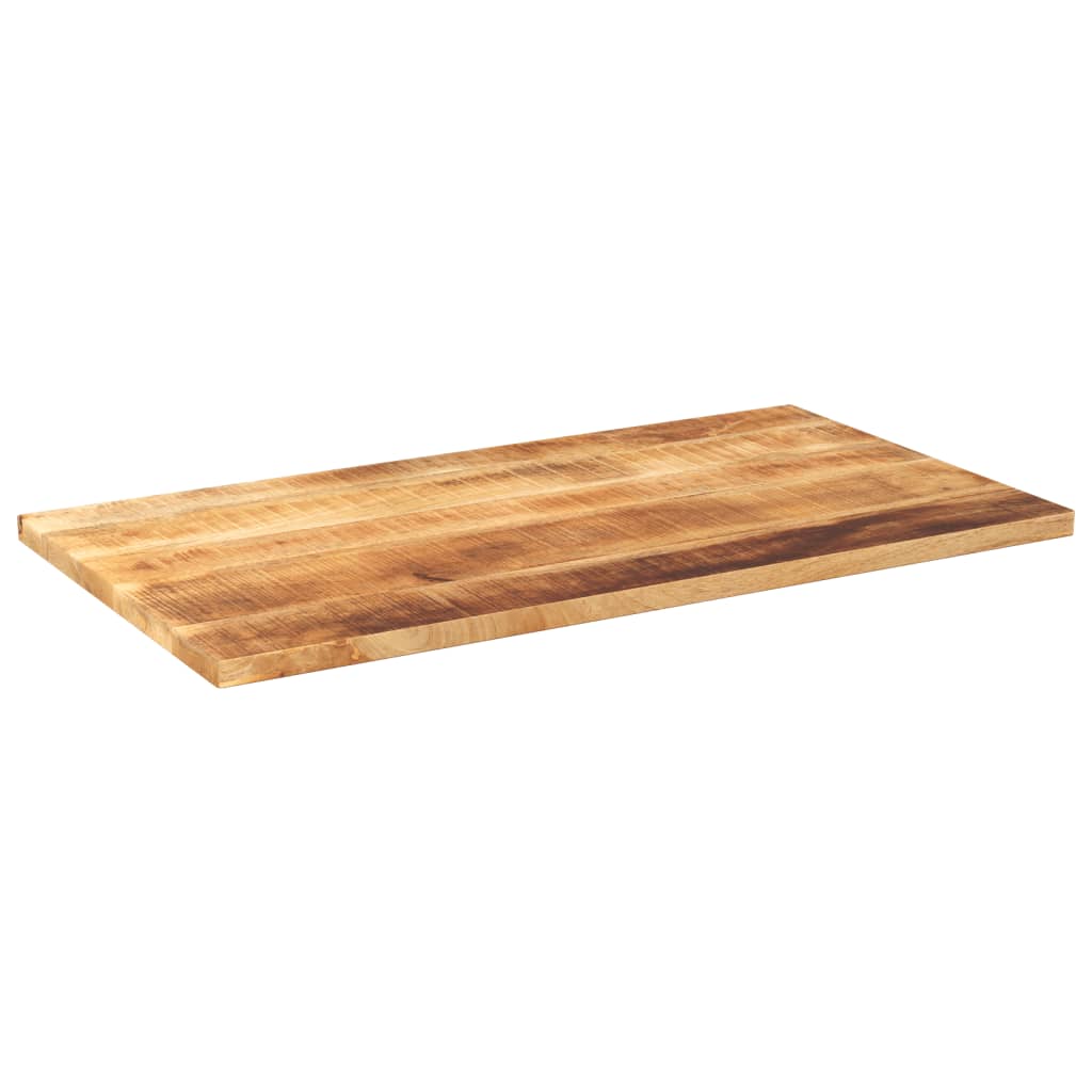 bordplade 100x60x1,5 cm rektangulær massivt ru mangotræ