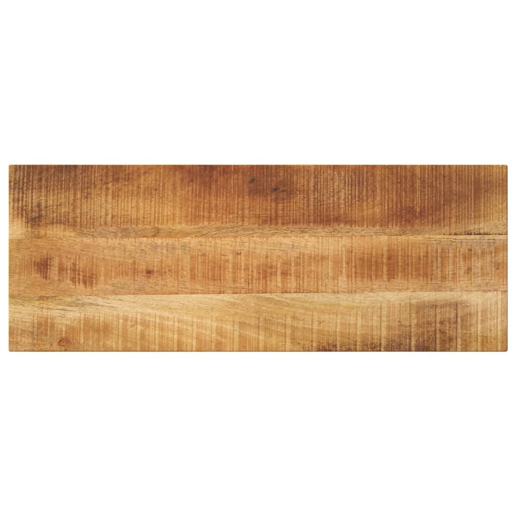 bordplade 90x20x3,8 cm rektangulær massivt ru mangotræ