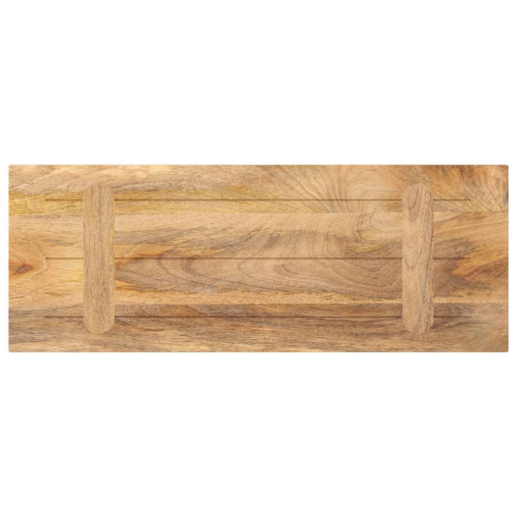 bordplade 90x20x3,8 cm rektangulær massivt mangotræ
