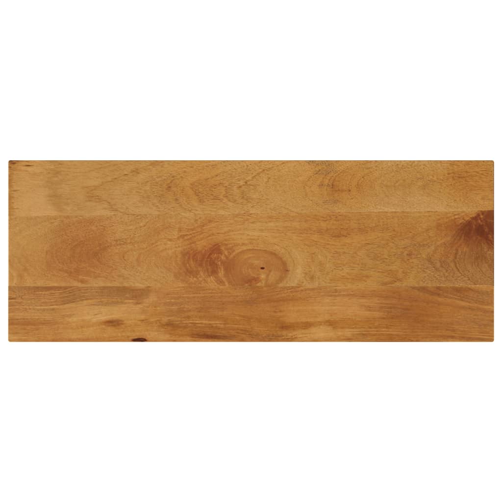 bordplade 90x20x2,5 cm rektangulær massivt mangotræ