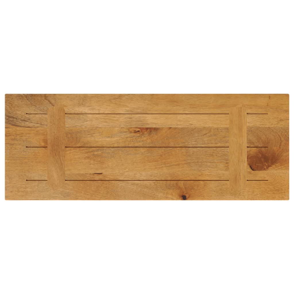 bordplade 90x20x2,5 cm rektangulær massivt mangotræ