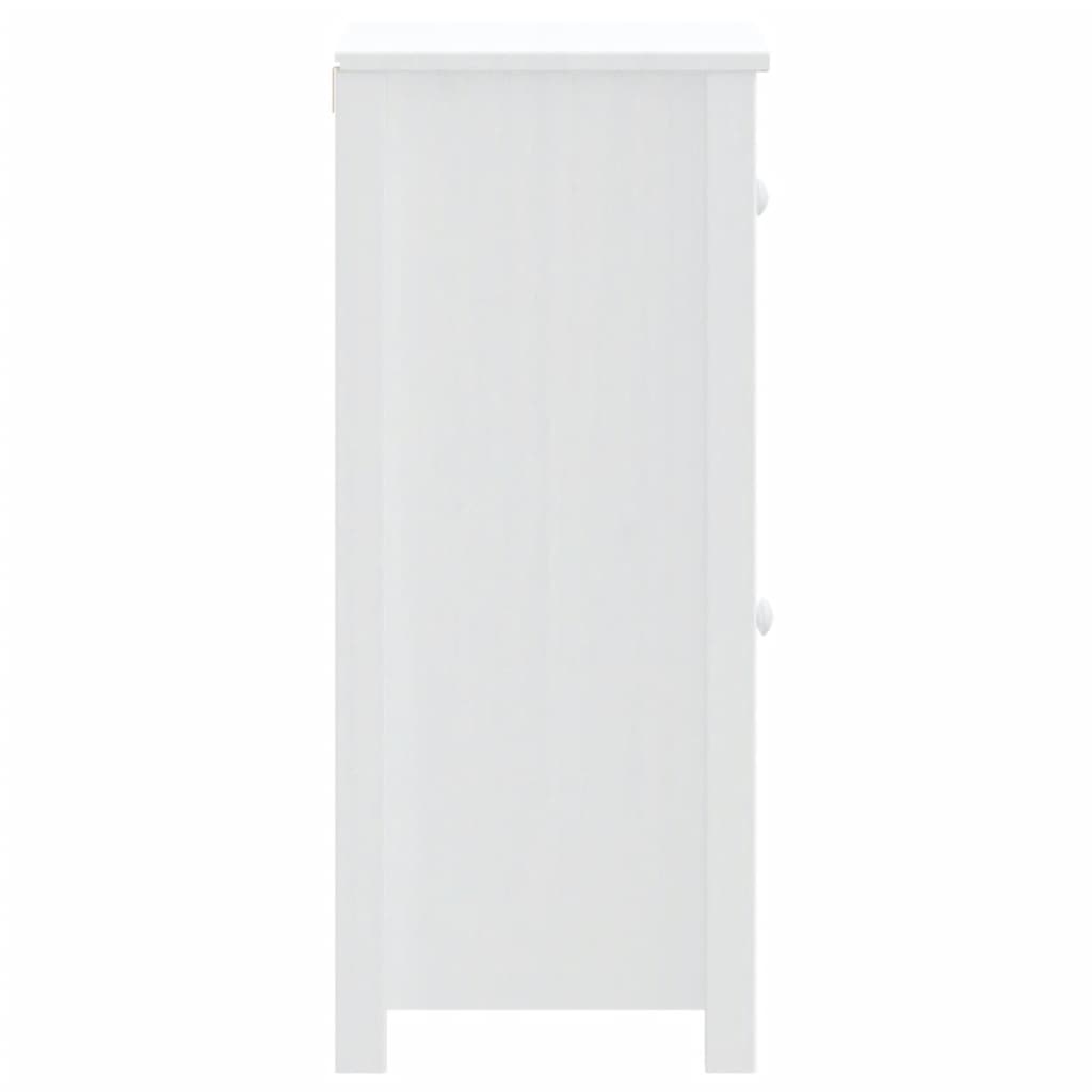 badeværelsesskab BERG 40x34x80 cm massivt fyrretræ hvid