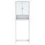 opbevaringsskab til toilet BERG 60x27x164,5 cm massivt træ hvid