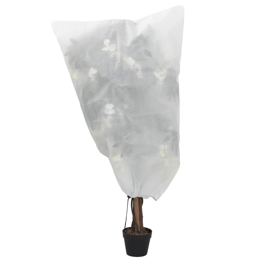 plantebeskyttelse med snore 8 stk. 70 g/m² 0,8x1 m