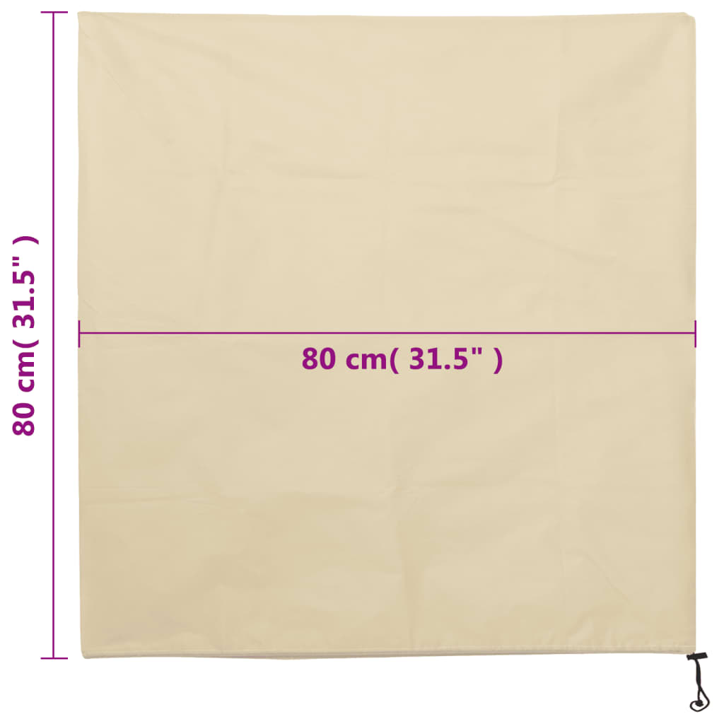 plantebeskyttelse med snore 8 stk. 70 g/m² 0,8x0,8 m