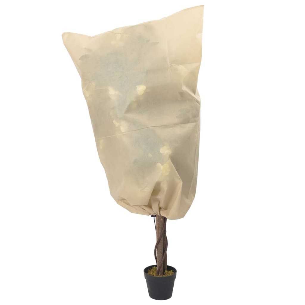 plantebeskyttelse med snore 8 stk. 70 g/m² 0,8x1 m
