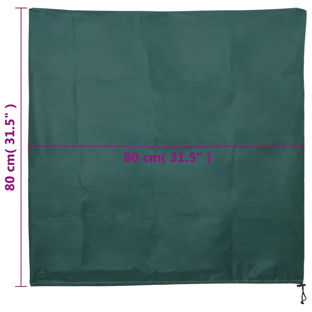 plantebeskyttelse med snore 8 stk. 70 g/m² 0,8x0,8 m