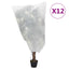 plantebeskyttelse med snore 12 stk. 70 g/m² 0,8x1 m