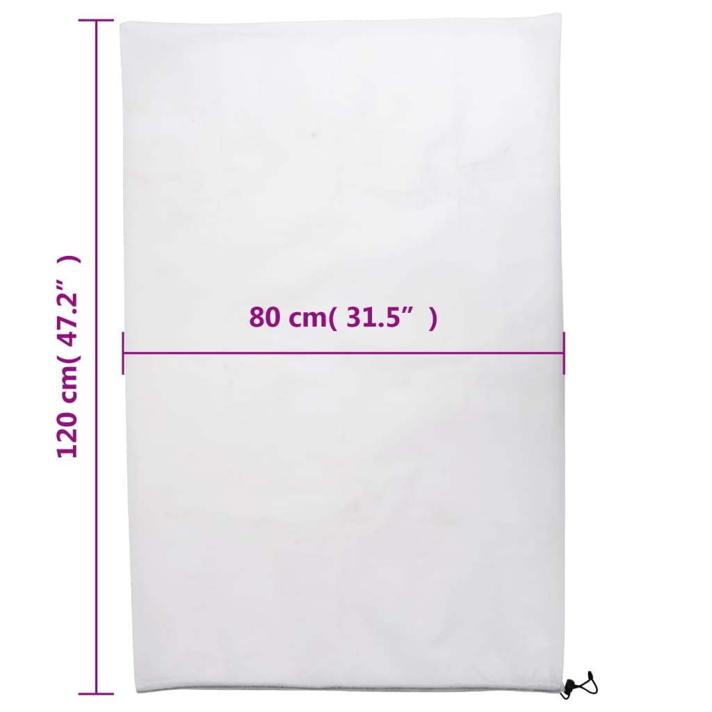 plantebeskyttelse med snore 12 stk. 70 g/m² 0,8x1,2 m