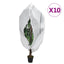 plantebeskyttelse med lynlås 10 stk. 70 g/m² 1,55x1,55 m