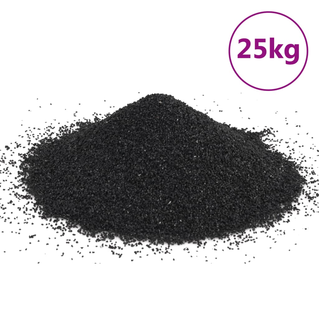 akvariesand 25 kg 0,2-2 mm sort