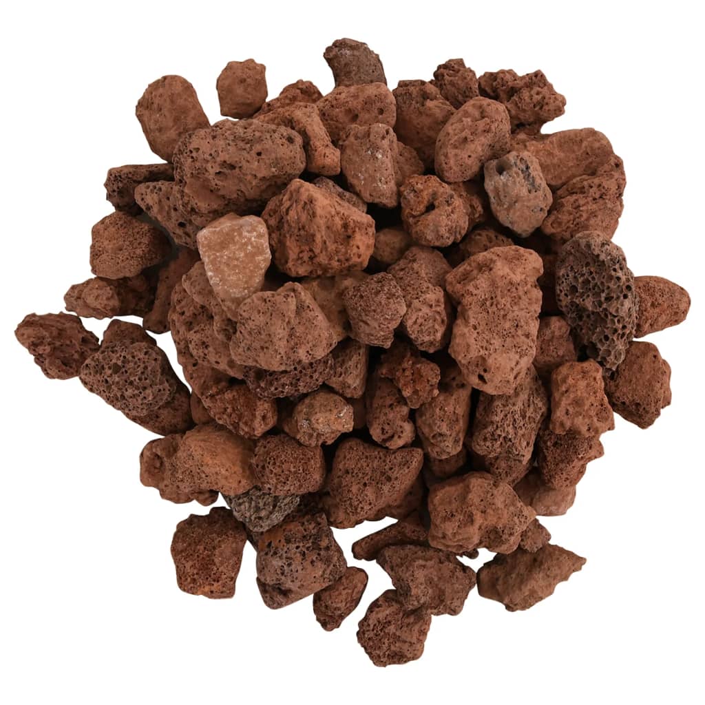 vulkanske sten 10 kg 1-2 cm rød