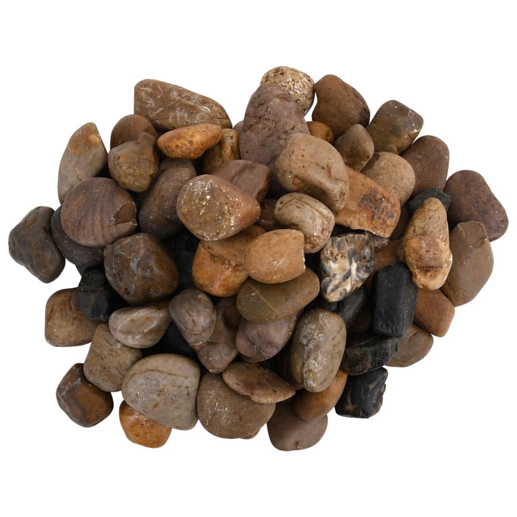 polerede småsten 10 kg 2-5 cm flerfarvet