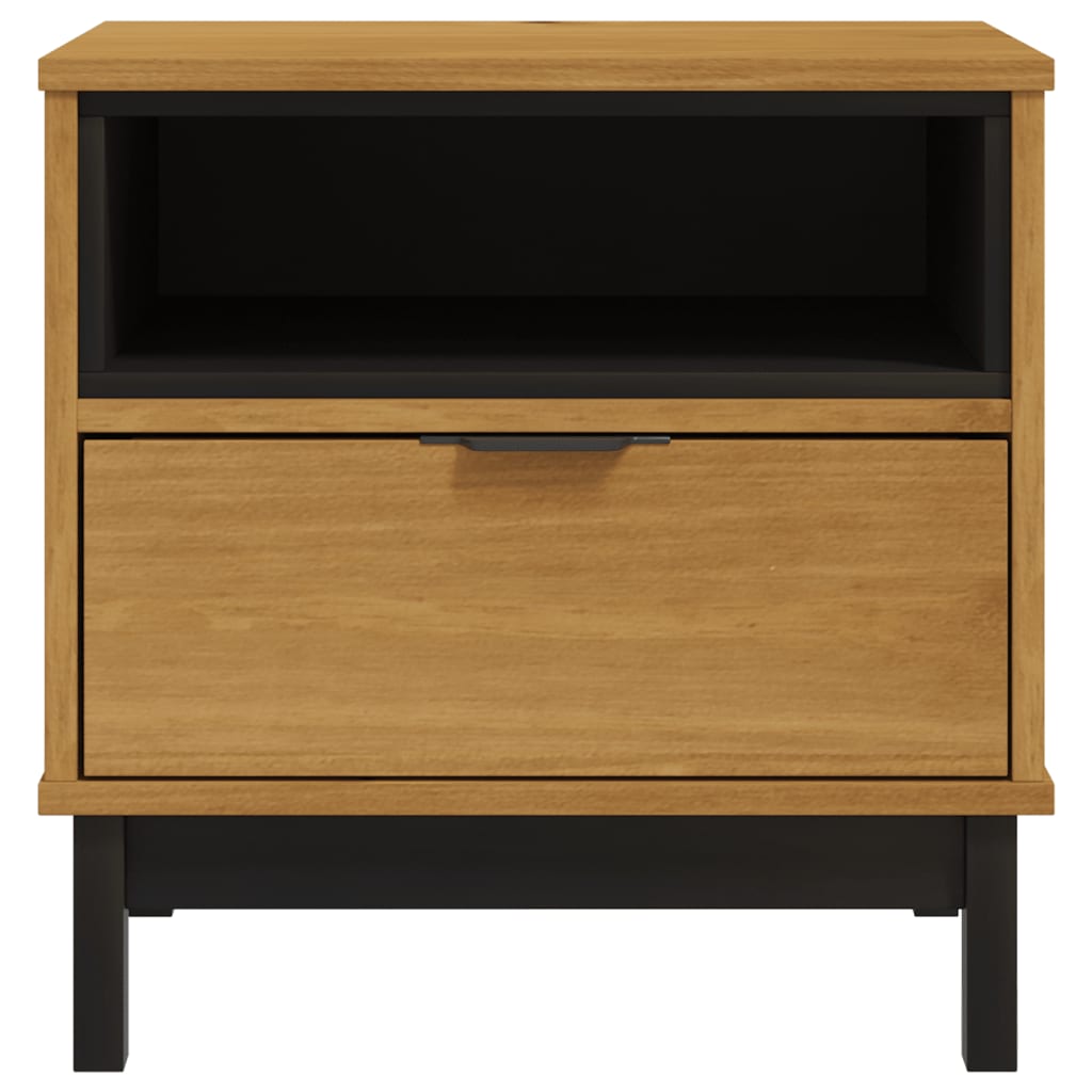sidebord FLAM 50x50x50 cm massivt fyrretræ