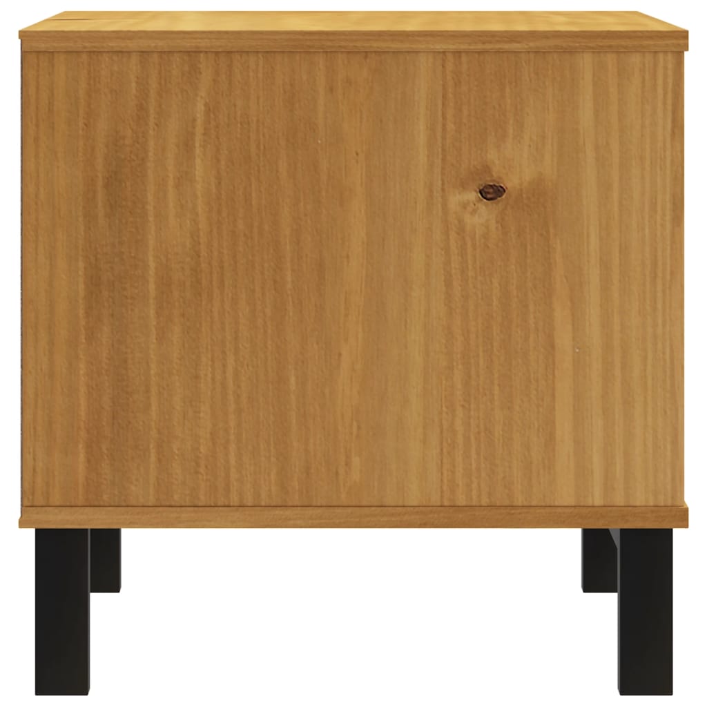 sidebord FLAM 50x50x50 cm massivt fyrretræ