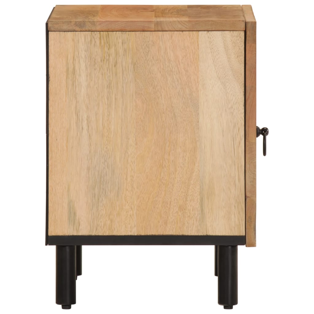 sengeborde 2 stk. 40x33x46 cm massivt mangotræ