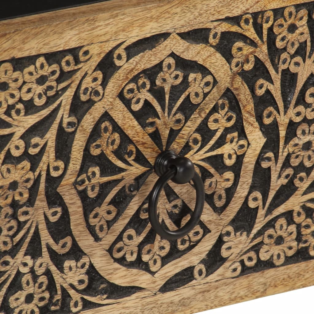 tv-bord 70x33x46 cm massivt mangotræ