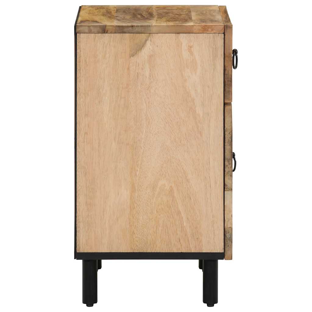 sengebord 50x33x60 cm massivt mangotræ