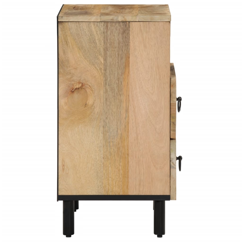 sengebord 50x33x60 cm massivt mangotræ