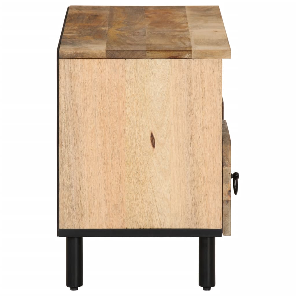 tv-bord 100x33x46 cm massivt mangotræ