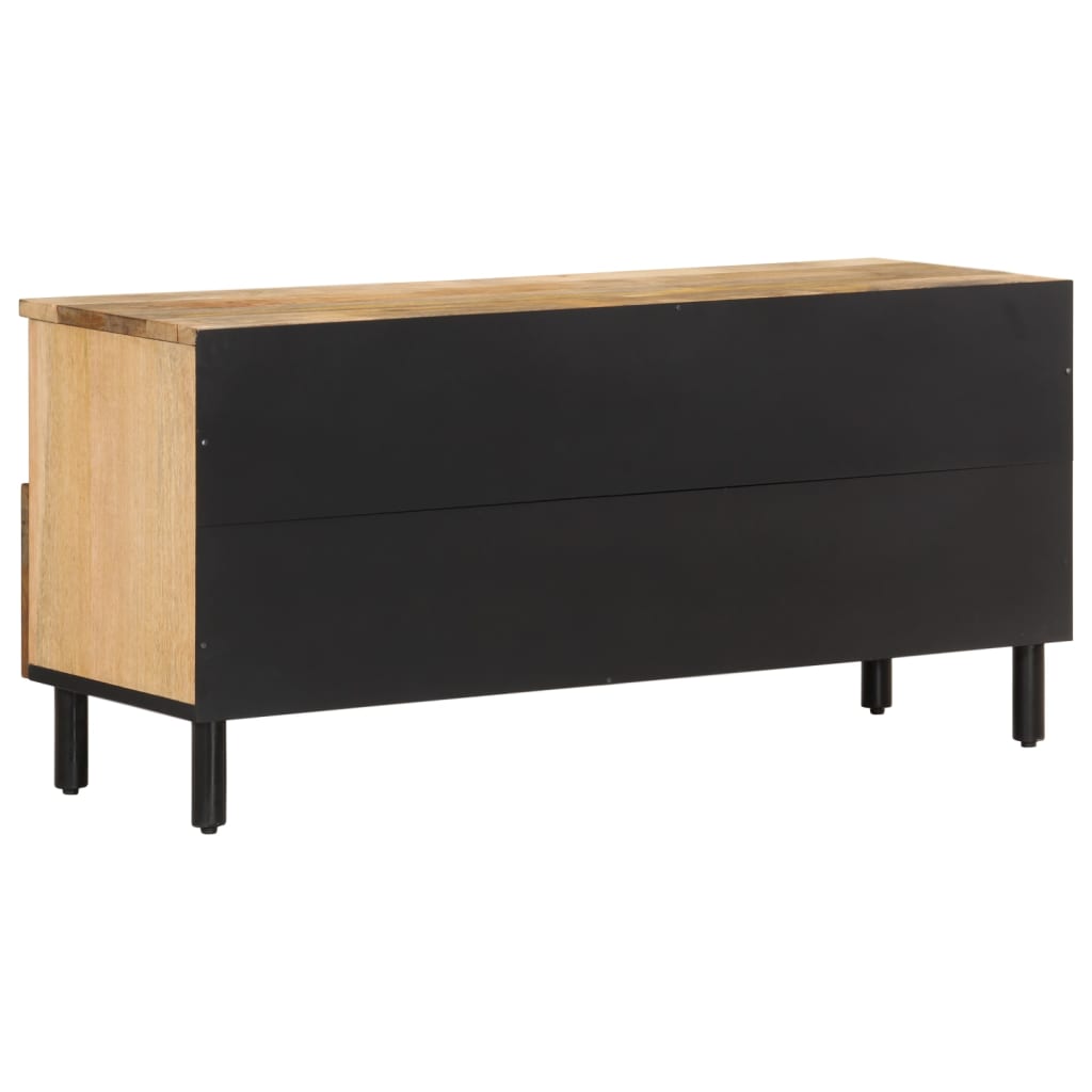 tv-bord 100x33x46 cm massivt mangotræ