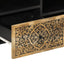 tv-bord 100x33x46 cm massivt mangotræ