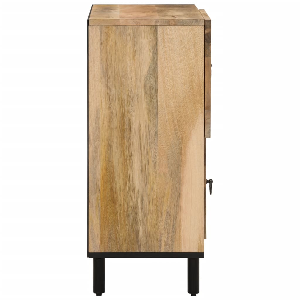 skab 80x33x75 cm massivt mangotræ