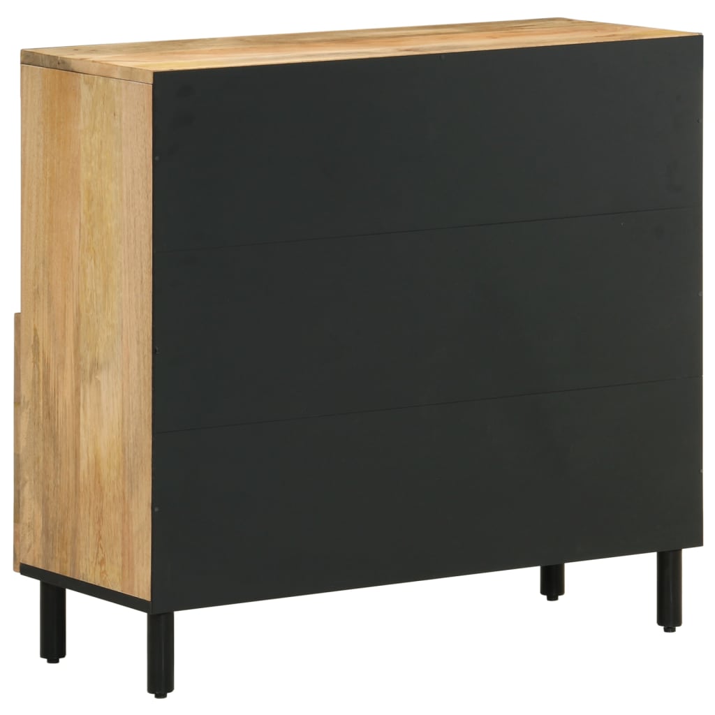 skab 80x33x75 cm massivt mangotræ
