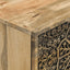 skab 80x33x75 cm massivt mangotræ