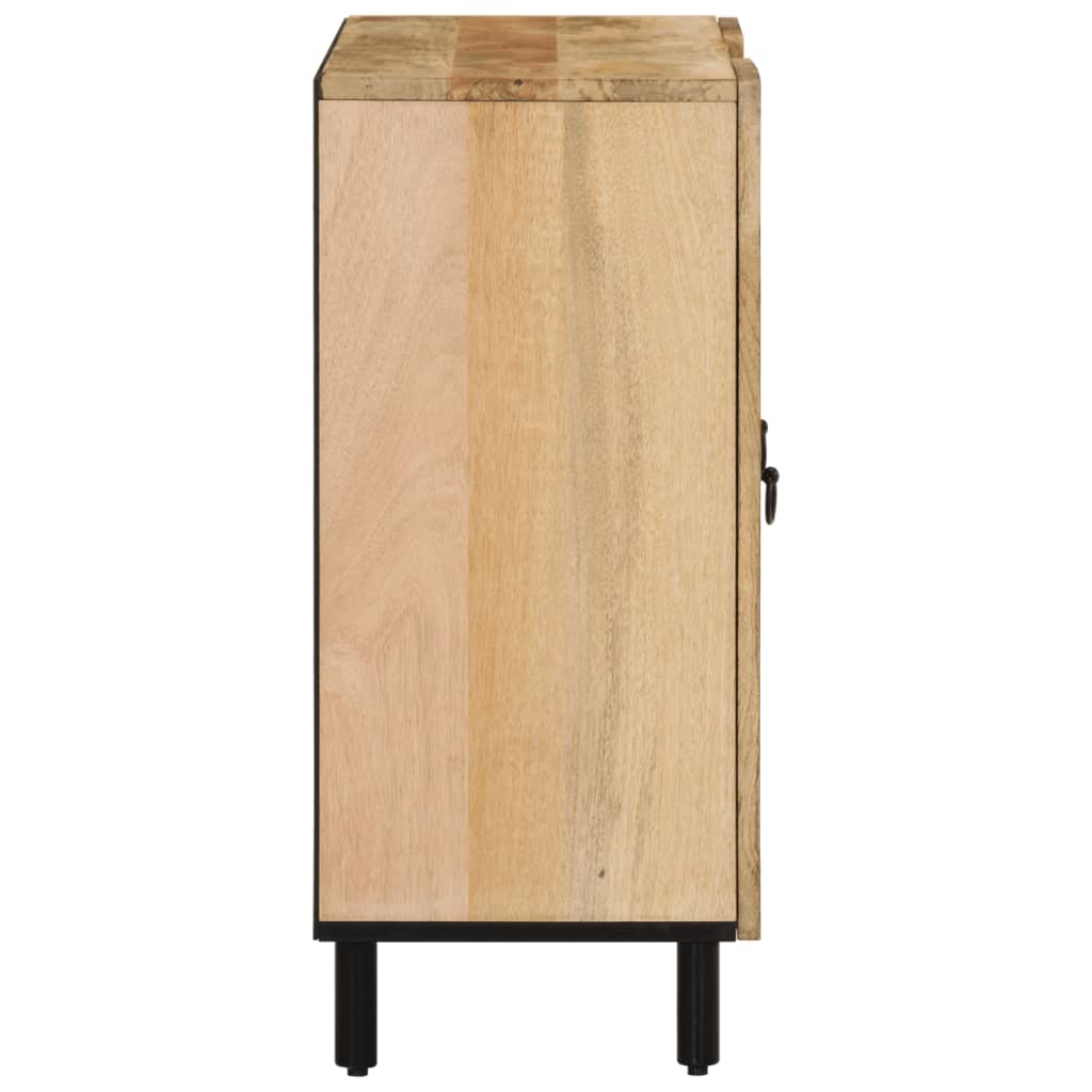 skab 90x33x75 cm massivt mangotræ