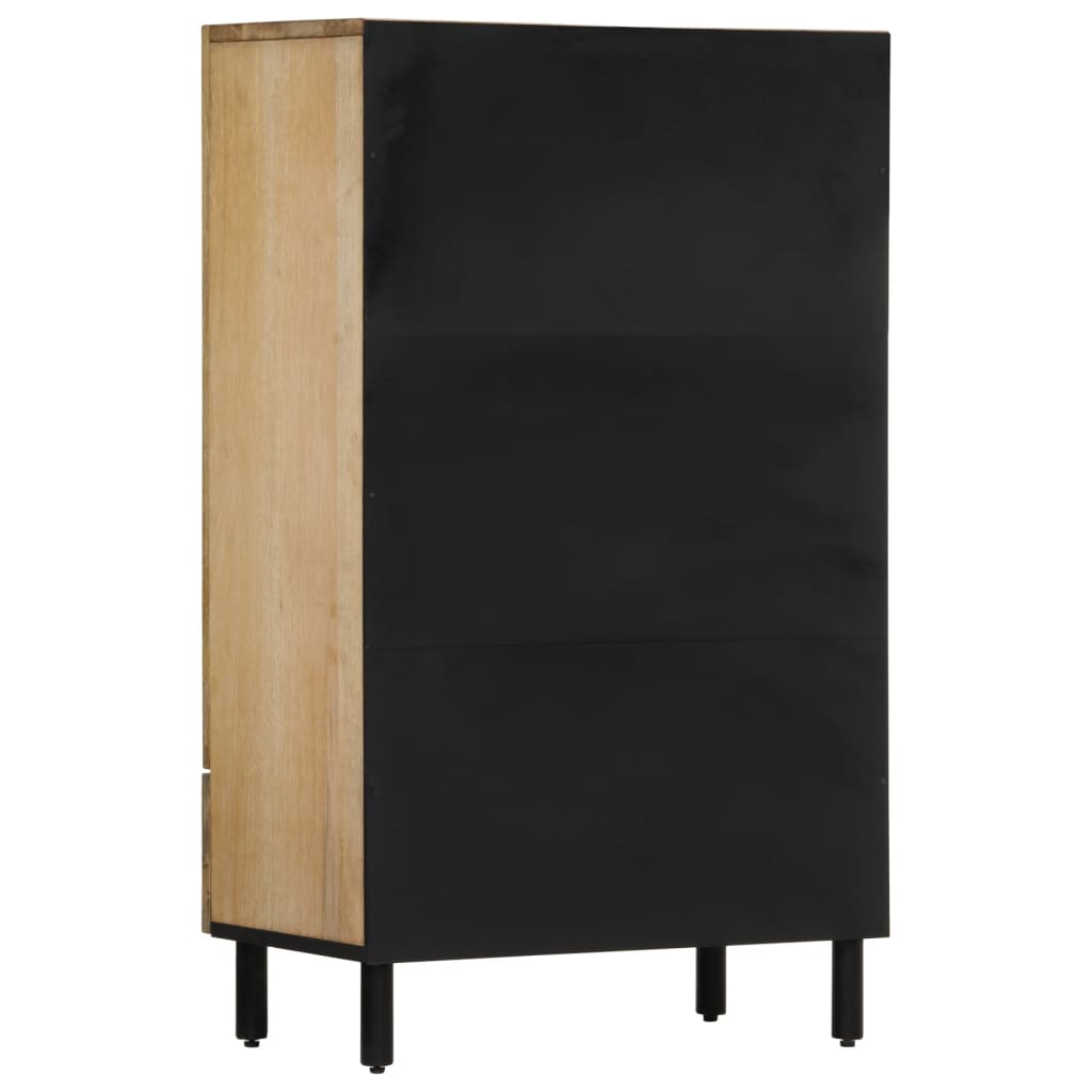 skab 60x33x100 cm massivt mangotræ