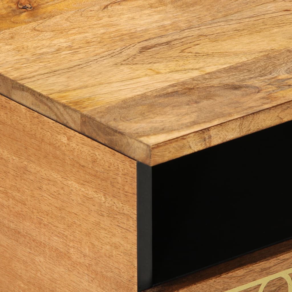 sofabord 80x54x40 cm massivt mangotræ