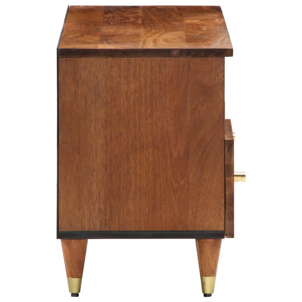 tv-bord 100x33x46 cm massivt mangotræ
