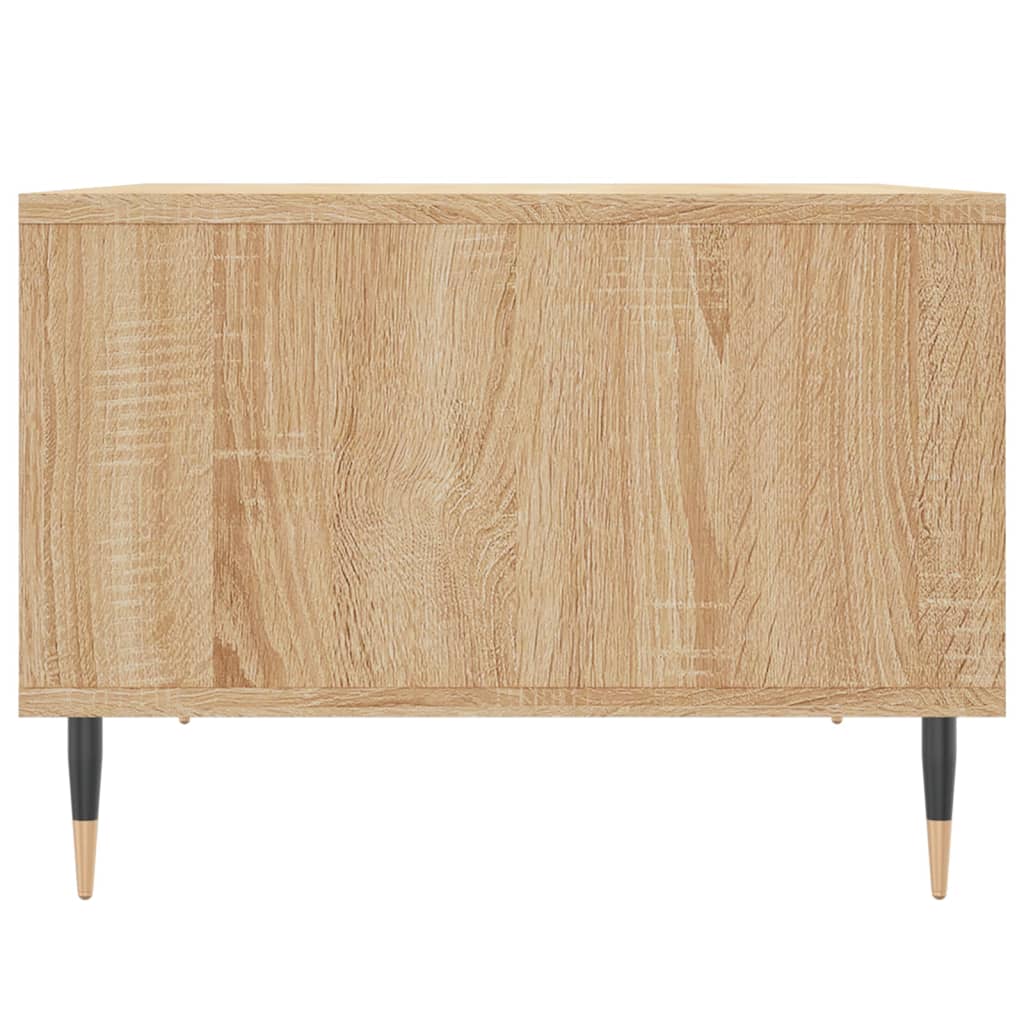 sofabord 60x50x36,5 cm konstrueret træ sonoma-eg