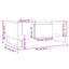 sofabord 90x50x36,5 cm konstrueret træ sort