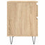 sengebord 40x35x50 cm konstrueret træ sonoma-eg