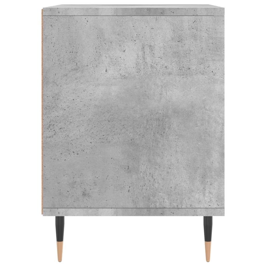 sengeborde 2 stk. 40x35x50 cm konstrueret træ betongrå