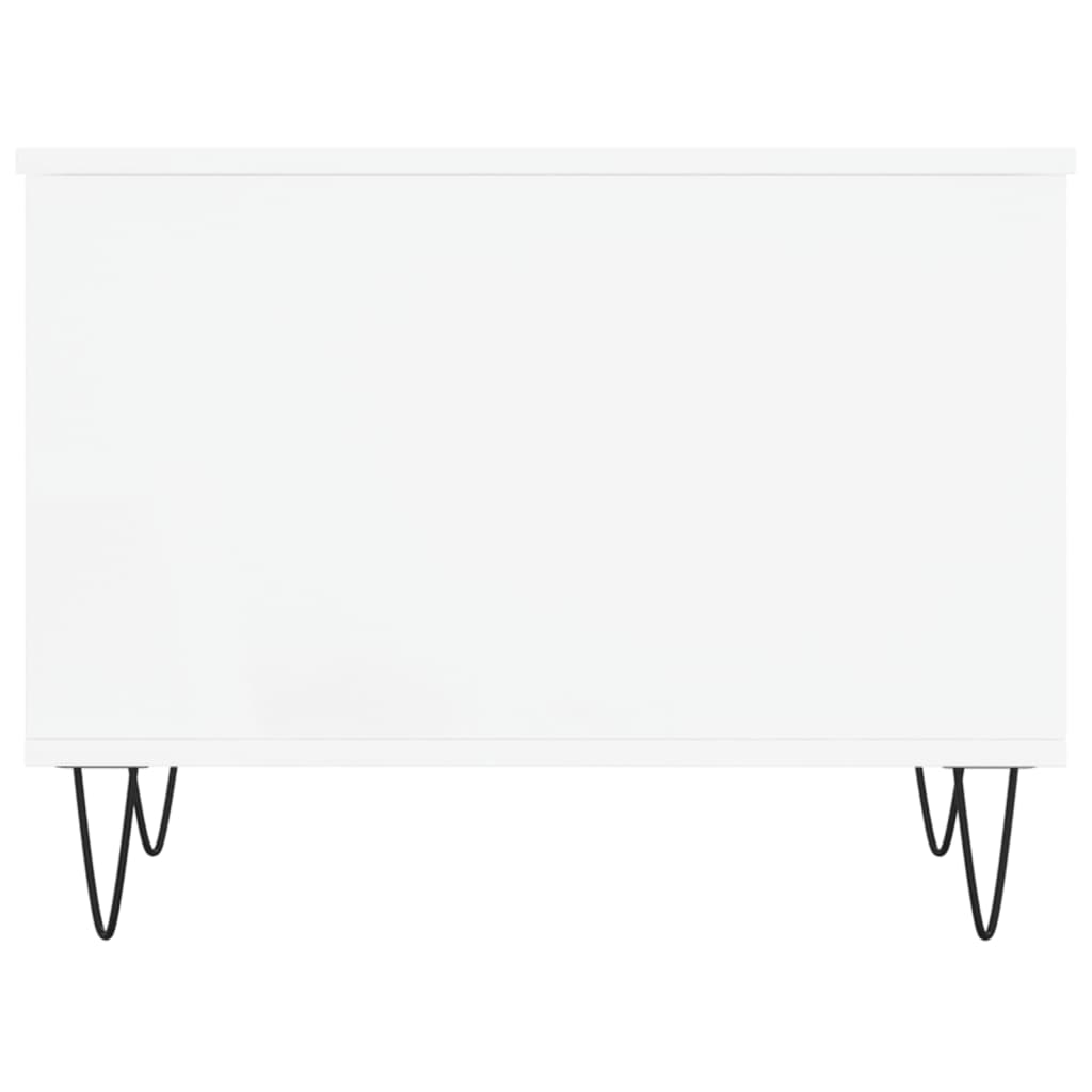 sofabord 60x44,5x45 cm konstrueret træ hvid