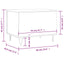 sofabord 60x44,5x45 cm konstrueret træ sort