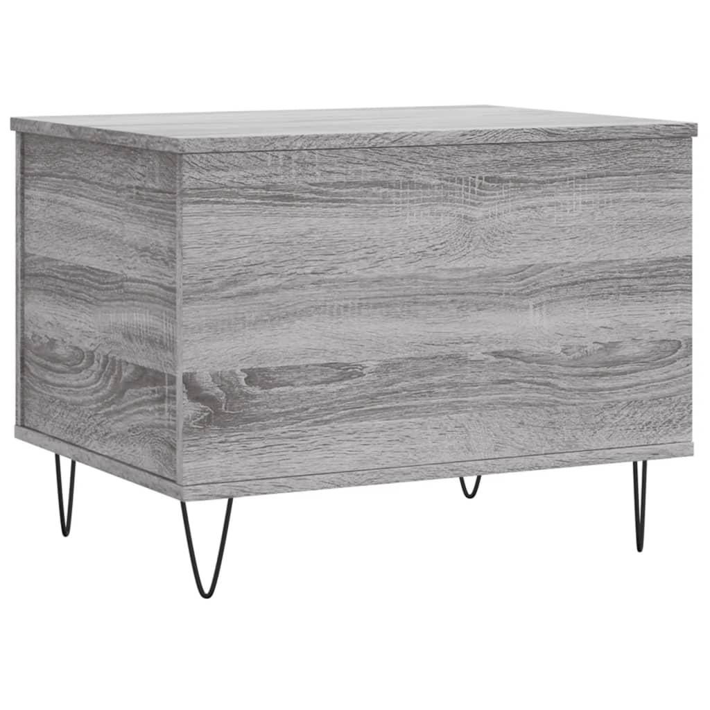 sofabord 60x44,5x45 cm konstrueret træ Grå sonoma-eg