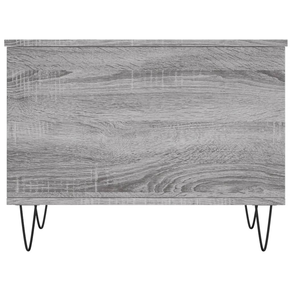 sofabord 60x44,5x45 cm konstrueret træ Grå sonoma-eg