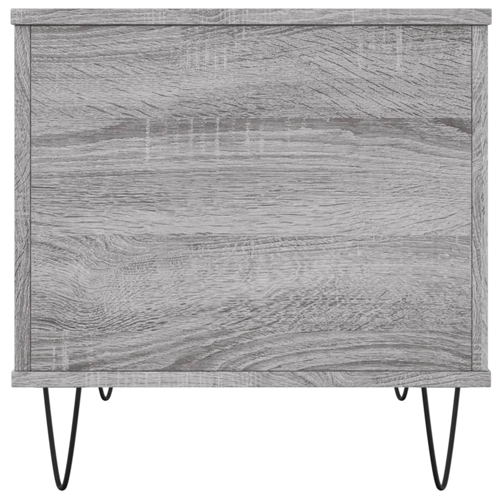 sofabord 60x44,5x45 cm konstrueret træ Grå sonoma-eg