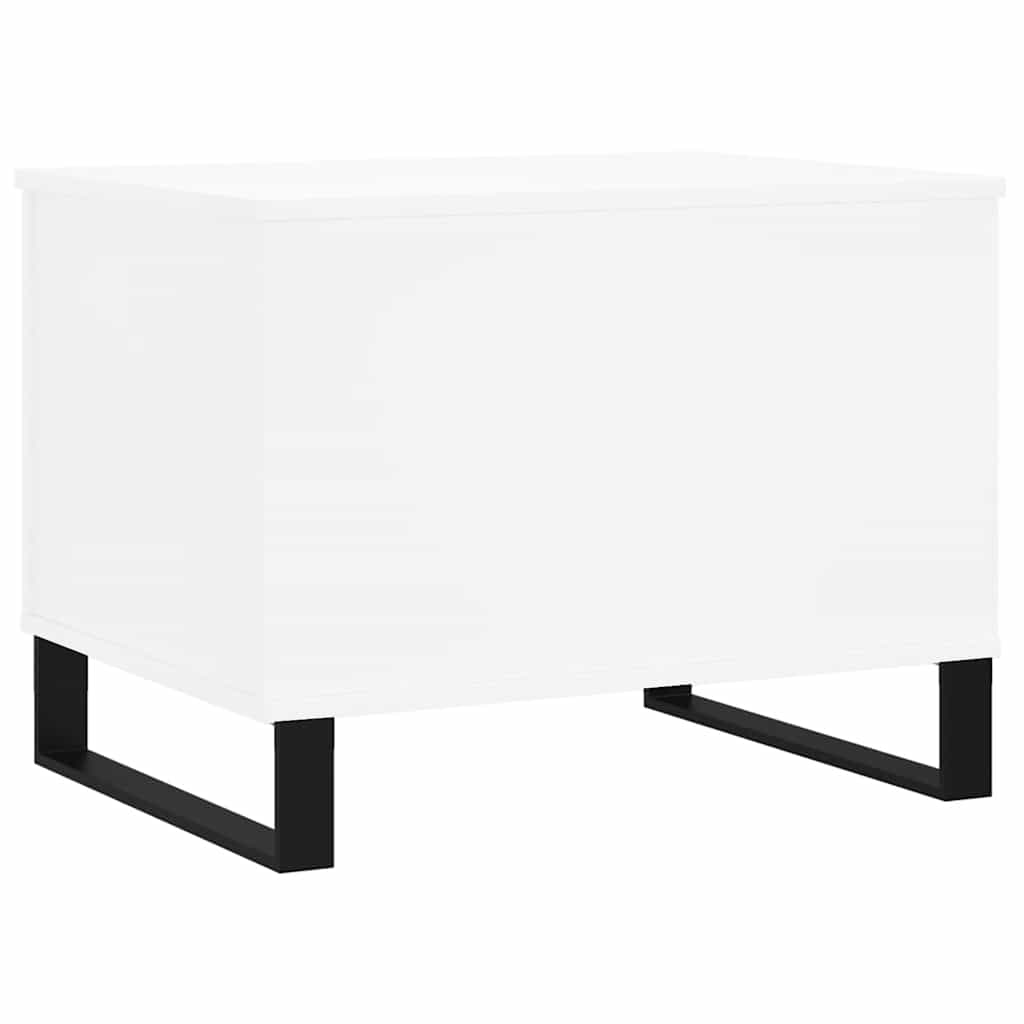 sofabord 60x44,5x45 cm konstrueret træ hvid